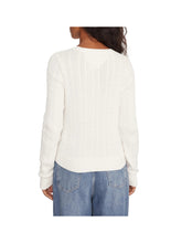 TOMMY JEANS 2USCITA Pullover Tommy Hilfiger slim fit in maglia intrecciata Bianco Bianco